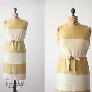 Vintage Shimmer Shift Dress